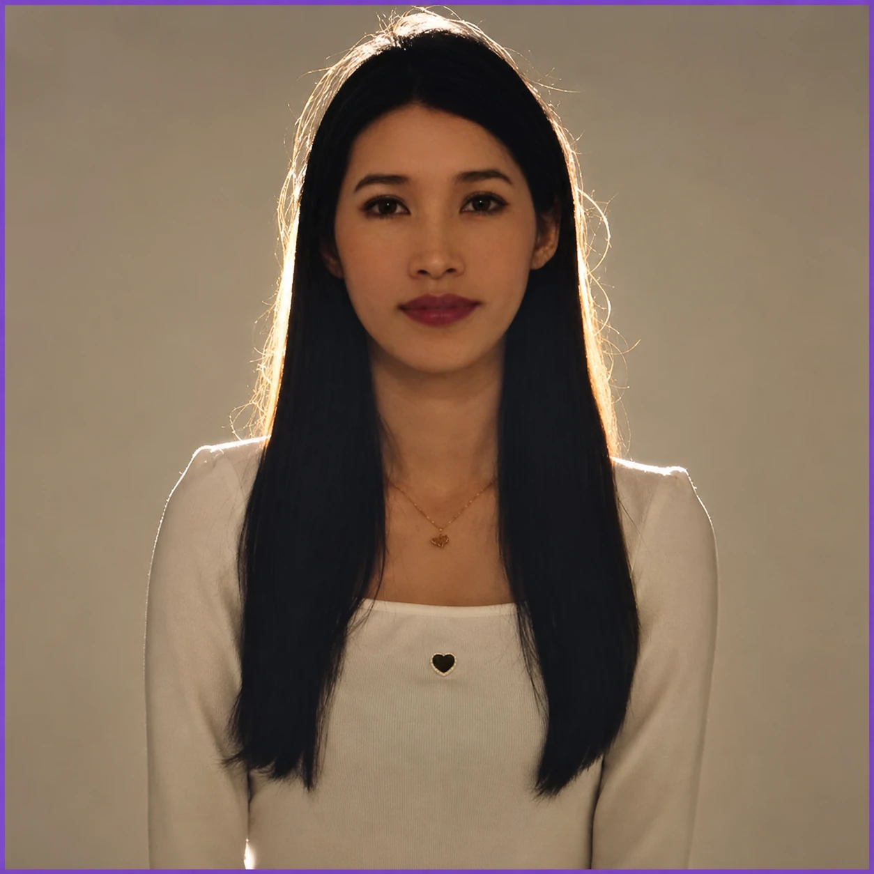 逆光案例:人物背后的光源形成明亮轮廓光